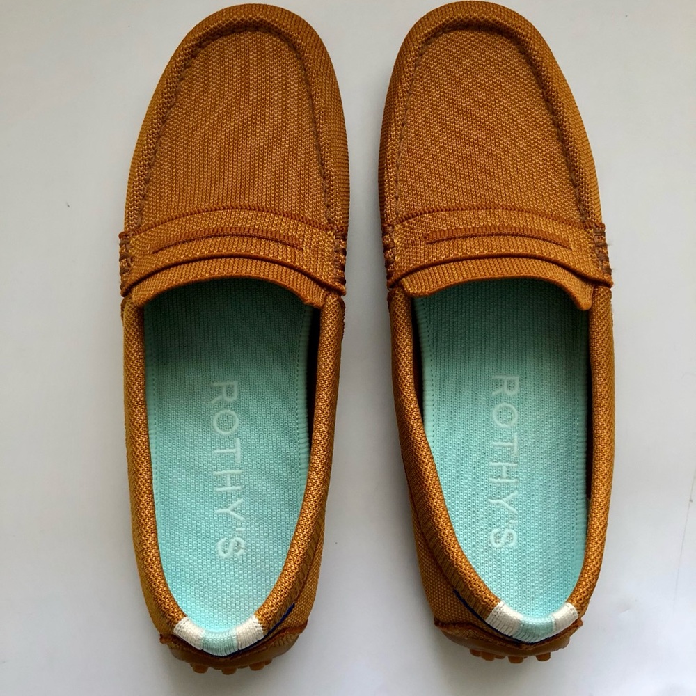 Rothy's Women’s Driving Loafers The Driver in Cognac Size 8.5